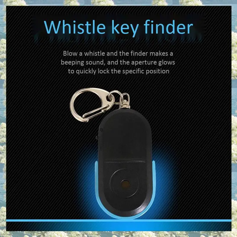 New-6X Mini لمكافحة خسر صافرة مفتاح مكتشف إنذار لاسلكي العلامة الذكية مفتاح محدد المفاتيح المقتفي صافرة الصوت مصباح ليد