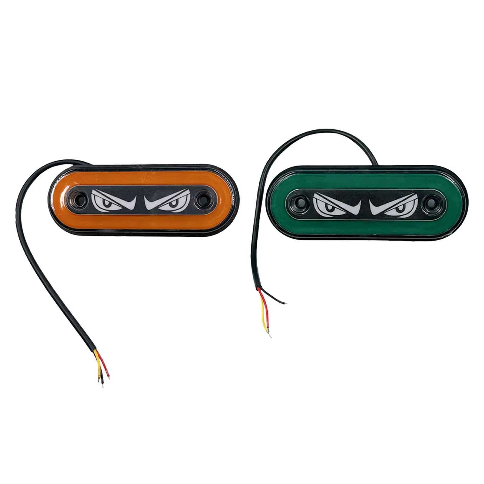 

ABS Waterproof LED Side Marker Light Super Bright Emergency Flashing Lamp Universal Fit for Car SUV Truck Tractor