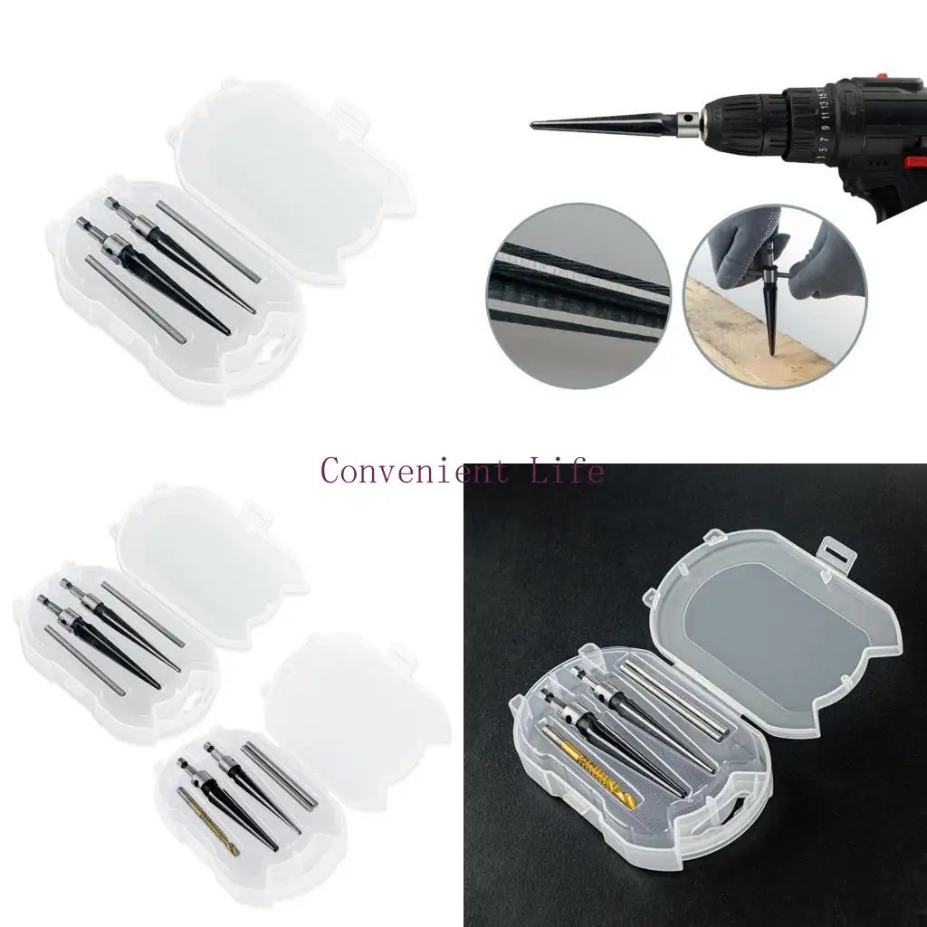 

L1EE Chamfer REANDER SET TANKERED DEANTER с T -ручкой, углеродистой сталью 3 13 мм и 5 16 мм для изготовления гитары несколько