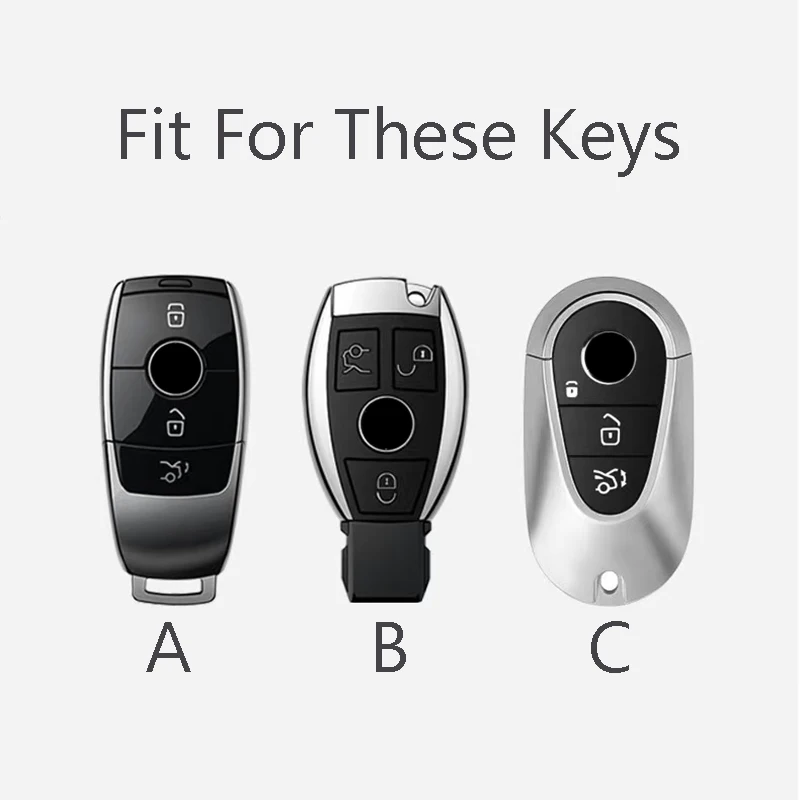 TPU Car Remote Key Case Cover For Mercedes Benz A C E S G Class GLC CLE CLA W177 W205 W176 W213 X167 AMG GLS GLA GLK CLS W204