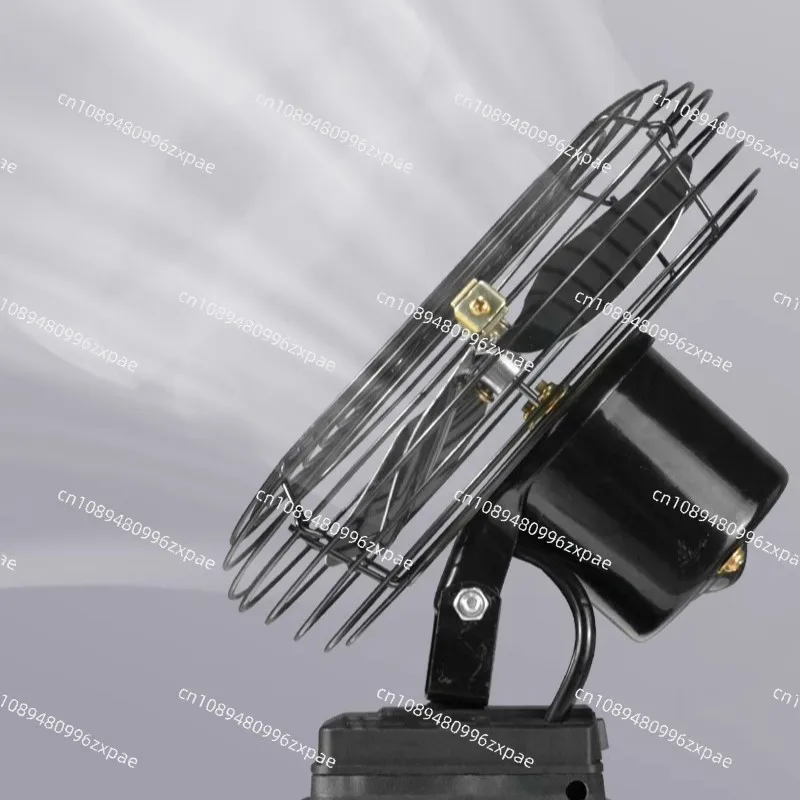 Wireless lithium battery fan, two-speed control, industrial-grade, portable for outdoor camping, powerful airflow