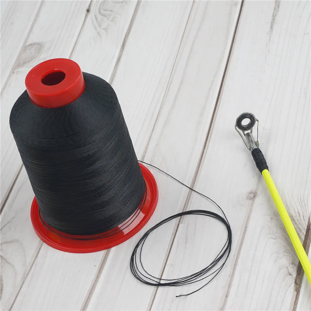 1800M 150D Nylon line for Fishing Rod Guides Rod Nylon Wrapping Thread for Spinning Rod Guides Fishing Rod Repair Kit