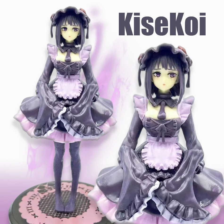My Dress-Up Darling 12cmAnime Figure Black Maid Outfit Kitagawa Marin Action Figure Shizuku Kuroe Figurine Collection Model Toy