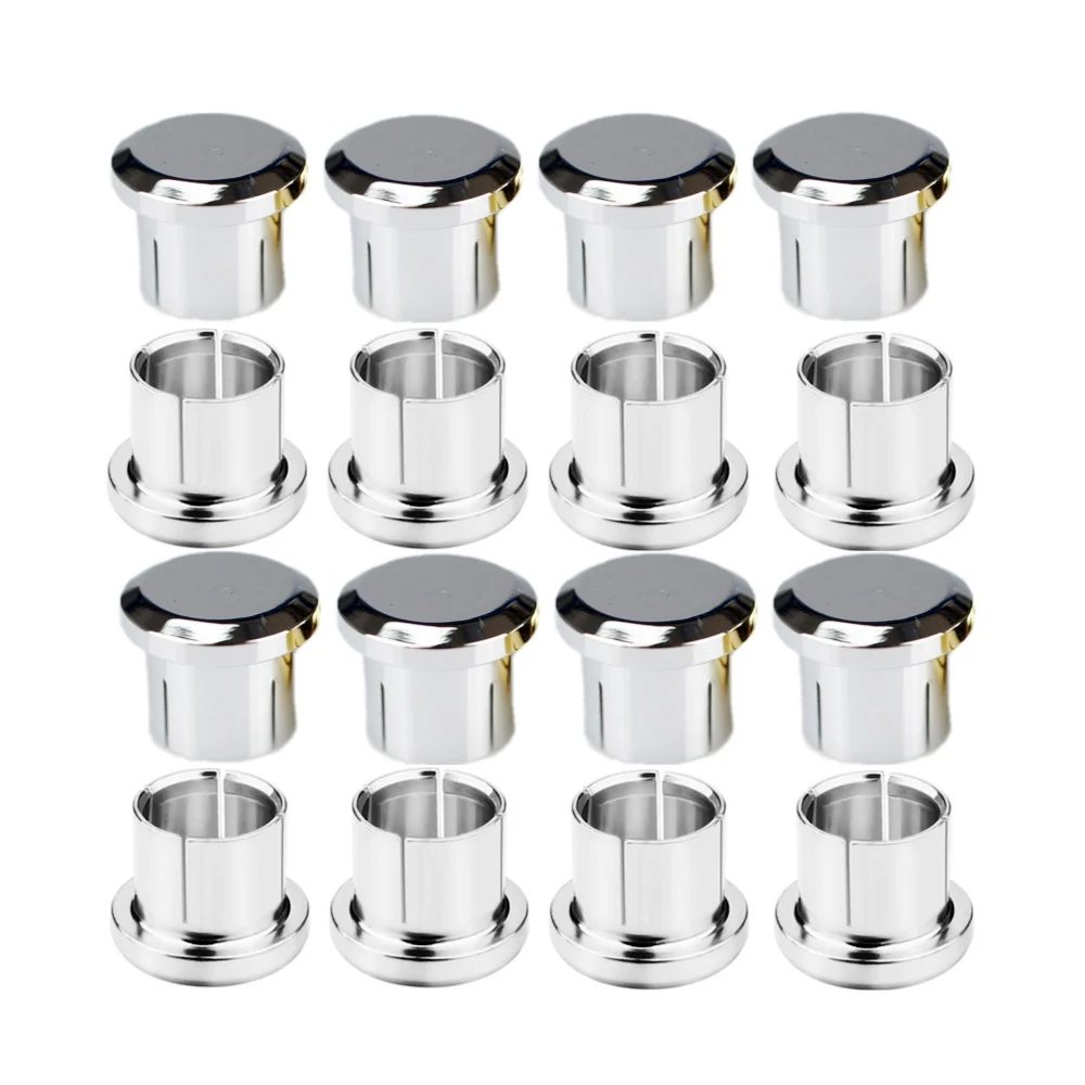 Gold Plated Rhodium RCA protection Cap Plug Short-Circuit Socket Phono Connector Shielding jack socket protect cover caps 16pcs