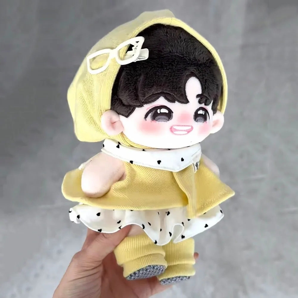 Elven Umhang 20 cm Baumwolle Puppenkleidung Rock mit Schuhen Niedliche Puppenkleidung Dress Up Cartoon Baumwolle Puppenkleidung Kindergeschenk