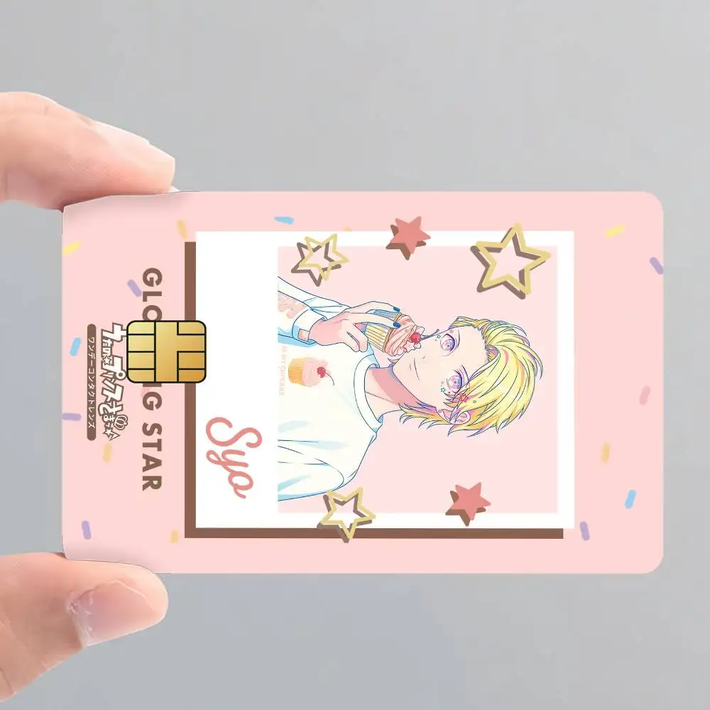 Pegatinas de tarjetas Otome Game Uta no Prince-sama para acceso bancario, película protectora impermeable, pegatina de cubierta, regalo sorpresa