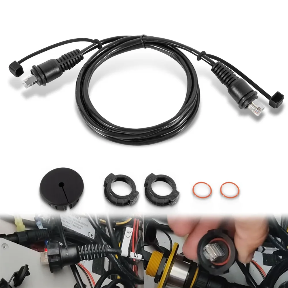 

6-футовый морской сетевой кабель для эхолотов и радаров Garmin GPSMAP GMR GMS, кабель Ethernet RJ45 (штекер-штекер) для навигации Garmin