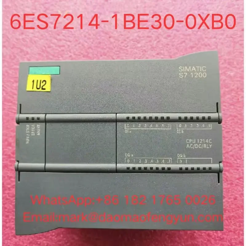 6ES7214-1BE30-0XB0 Usado, probado y en buen estado, SIMATIC S7-1200, CPU 1214C, CPU compacta