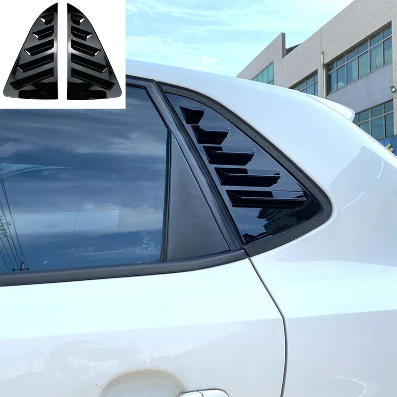 

Car Accessories Rear Window Blinds Side Tuyere Louvers Stickers Trim Air Vent Cover For Volkswagen VW Polo 6R 6C 2011-2017