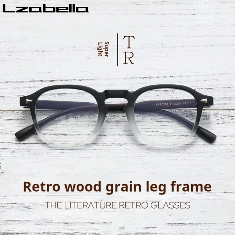 

Ultralight Stylish And Comfortable Women Men Lntegrated Nose Removal Polygonal Glasses Optical Prescription Eyewear New 75261