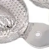 

Dental Stainless Steel Teeth Tray Impression Trays Autoclavable Teeth Holder Dentist Tools
