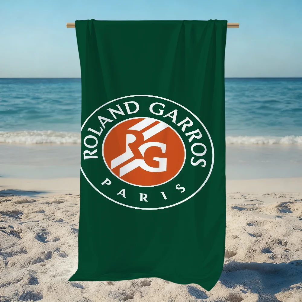 R-Roland-D Logo Luxury G-Garros Towel Beach Quick Dry Soft Pool Towels Gift for Travel Gym Shower Camping Sports