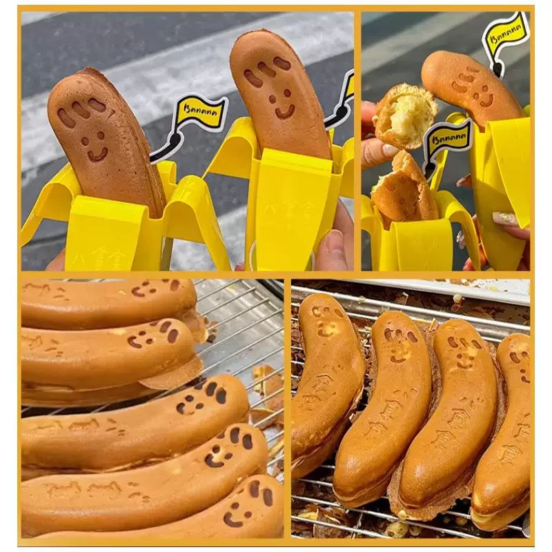 Banana Waffle Egg Pancake Griddle SZ-FY-8