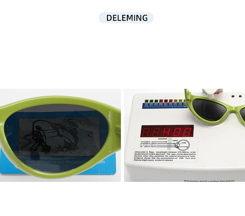 Neue Mode Cat-eye kinder Brille Outdoor Sonnenschirm Anti-uv-Silikon Polarisierte kinder Sonnenbrille 23089 – Detail 4