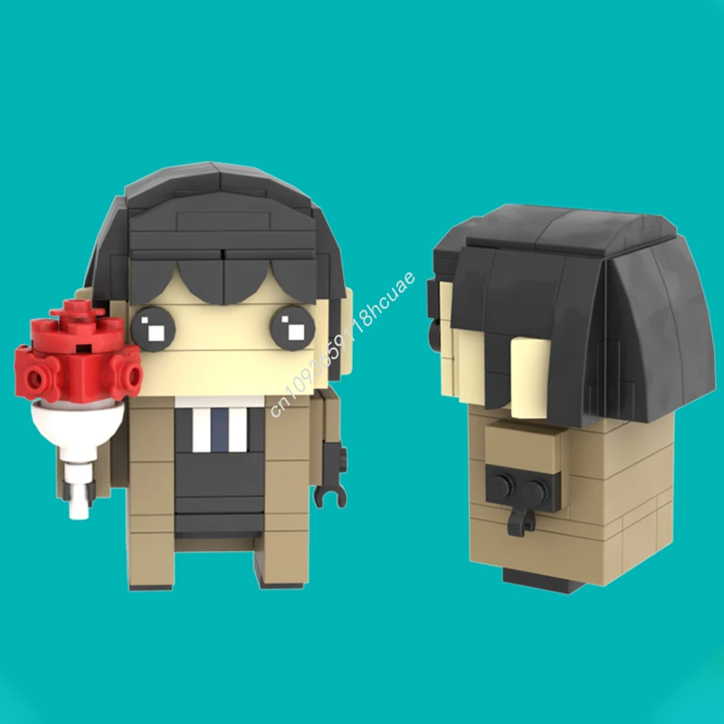 

131 шт. MOC Юрий Шиар S x F Brickheadz модель строительные блоки идея дети собрать игрушки кирпич подарки на день рождения и Рождество