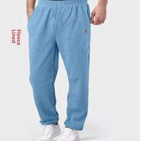 Loose Fleece Lined Wide Leg Pants Casual Solid Color Versatile Men's Clothing Retro Trendy Men's Cargo Pants Sporty Straight Leg