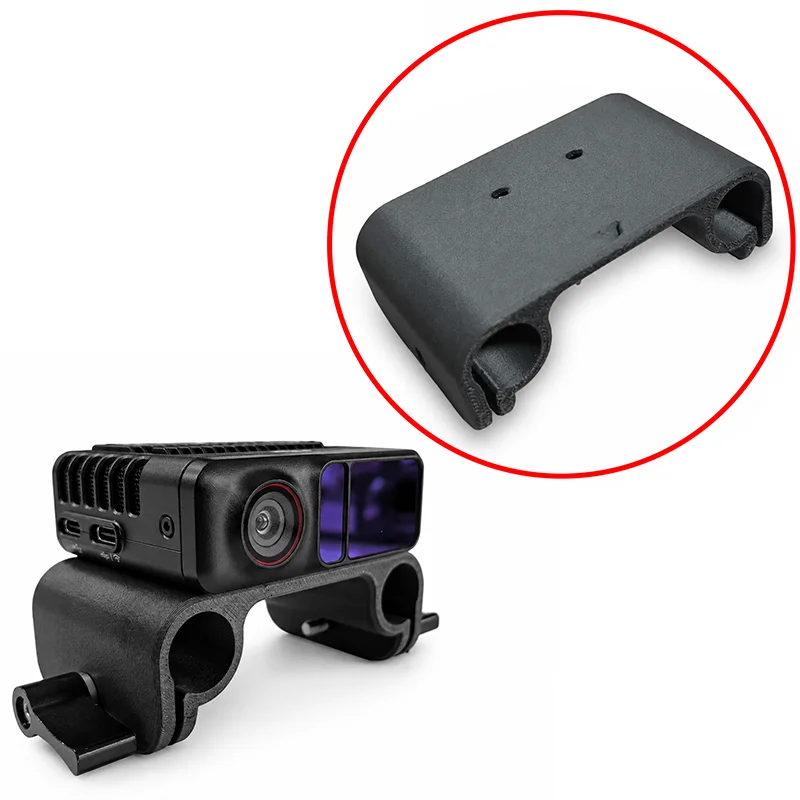 1PCS For DJI LiDAR Dual 15mm Rod Rail Mount Bracket 60mm Spacing 3D Printed PETG-CF Holder Adapter Rod System Support Accessory
