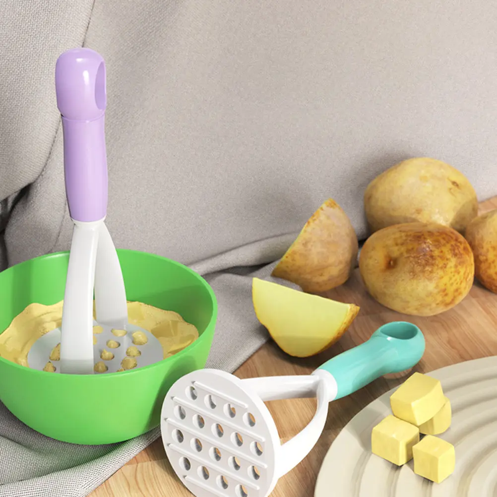 

Набор из 5 прессов для картофеля, ручная толкушка для фруктов и овощей, кухонный инструмент для приготовления пюре, изготовлен из высококачественного безопасного полипропилена