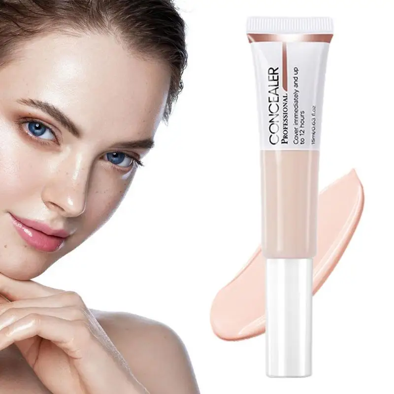 Palo Corrector de cobertura completa, maquillaje facial, acabado cremoso para debajo de los ojos, borrador de imperfecciones