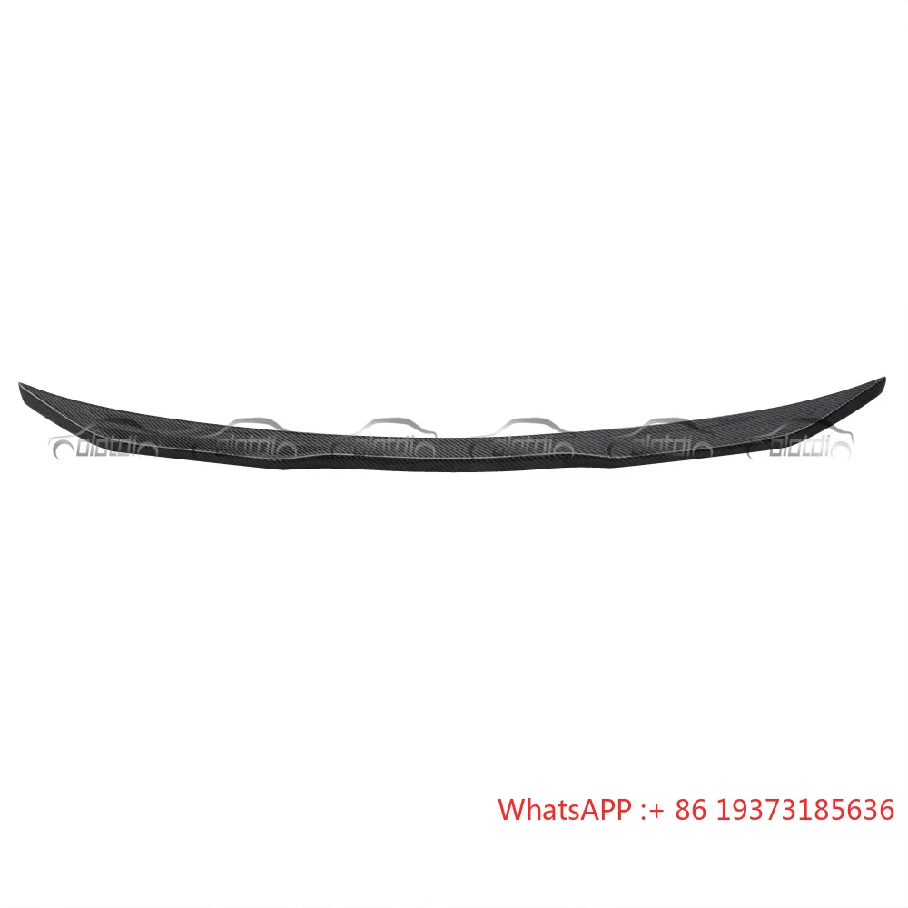 CS Style Carbon Fiber Rear Trunk Wing for KIA Stinger GT Ducktail Spoiler 2017-2020 Single Deck Roof Spoiler