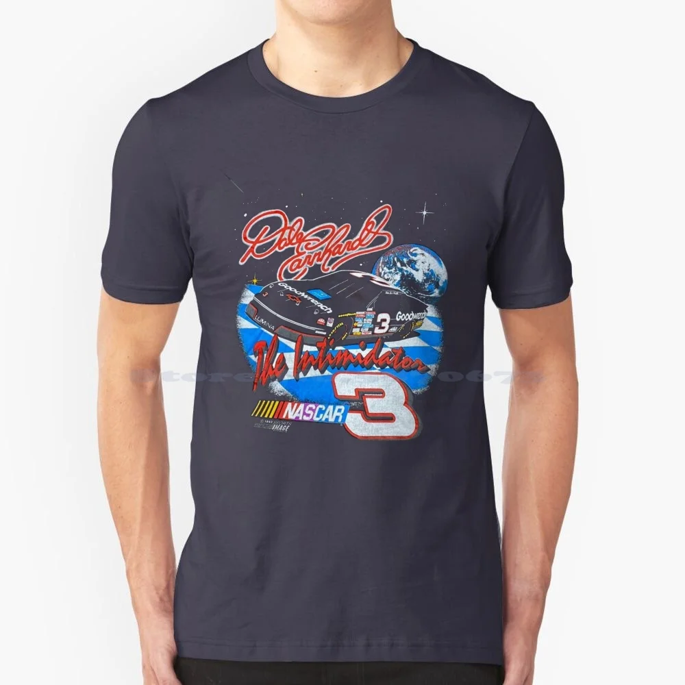 Dale Earnhardt #3 The Intimidator Vintage T Shirt 100% Cotton Tee Dale Earnhardt Racing Dale Jr Jeff Gordon Daytona Hypebeast