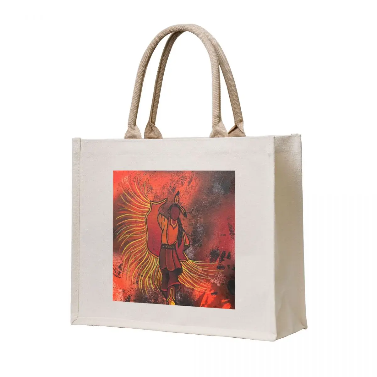 

Fancy Shawl Dancer Tote Bag Women's bag shopping bags foldable sacs de shopping canvas tote bags