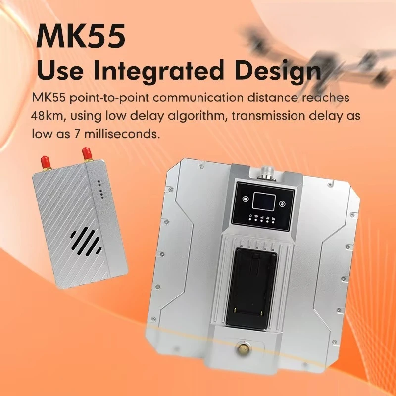 55KM 800MHZ/1.4GHZ/2.4GHZ High Range Remote Control Receiver Long Range Video Link COFDM Wireless Video Transmitter view 5