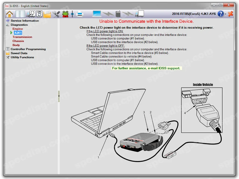 For Isuzu G-IDSS Domestic 2024 Diagnostic Service System+keygen