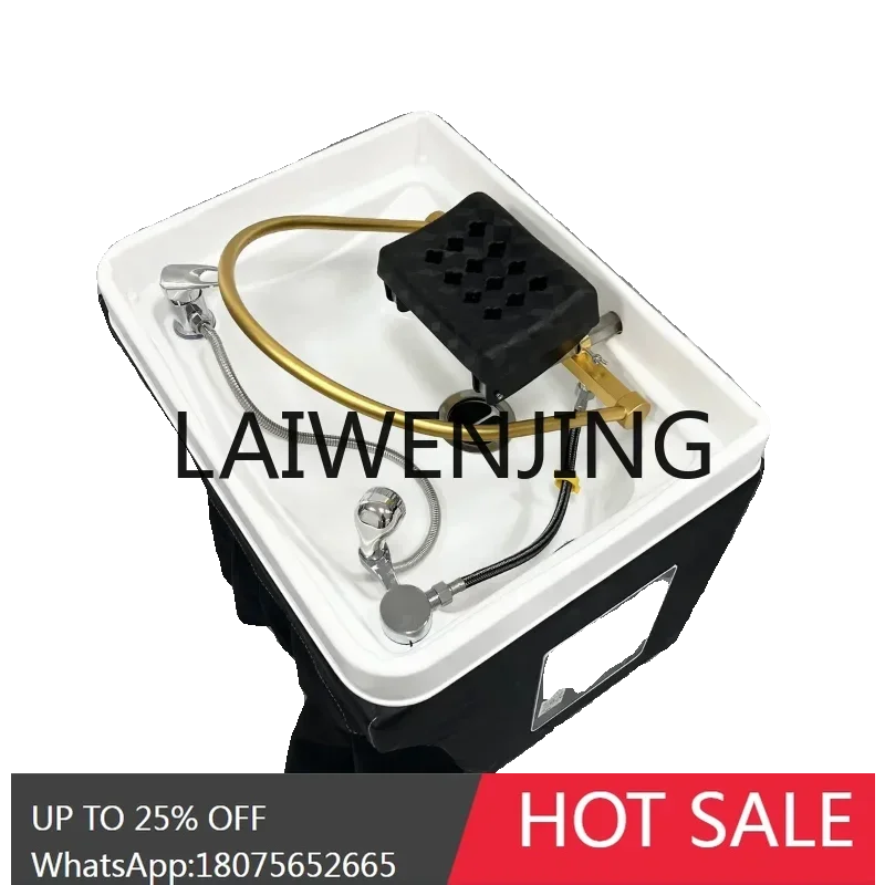 

RWJ Separate Shampoo Basin Water Circulation Supporting Facial Bed Mobile Shampoo Basin Head Therapy Aromatherapy