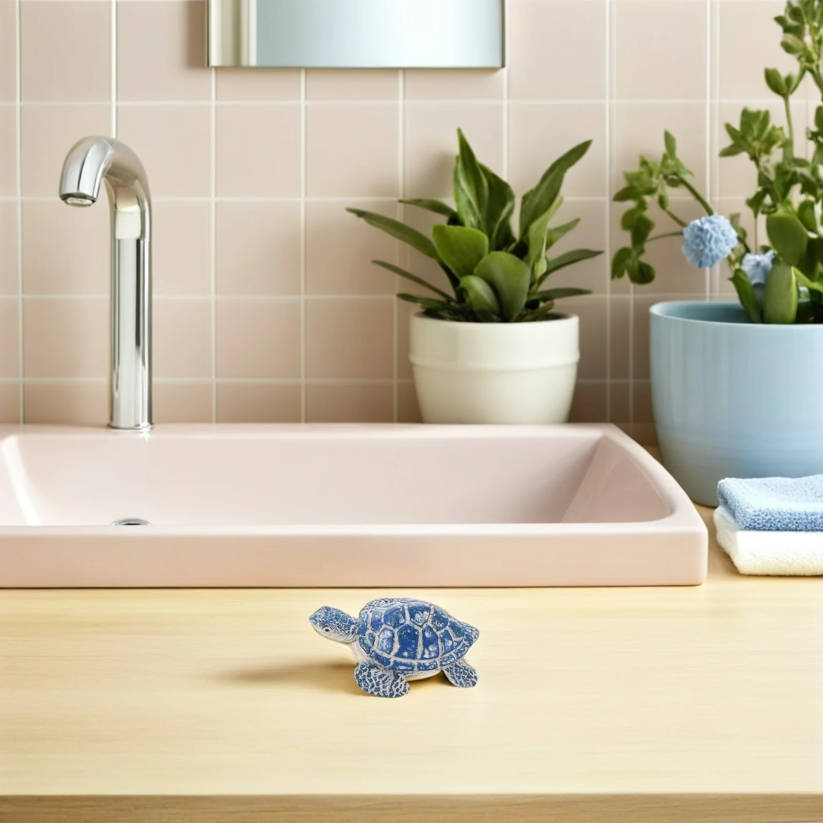 Cubiertas decorativas para pernos de inodoro, tapas de tornillos de tortuga de cerámica resistentes al polvo, cubiertas para pernos de suelo de baño, diseño Animal para costero, 2 uds.