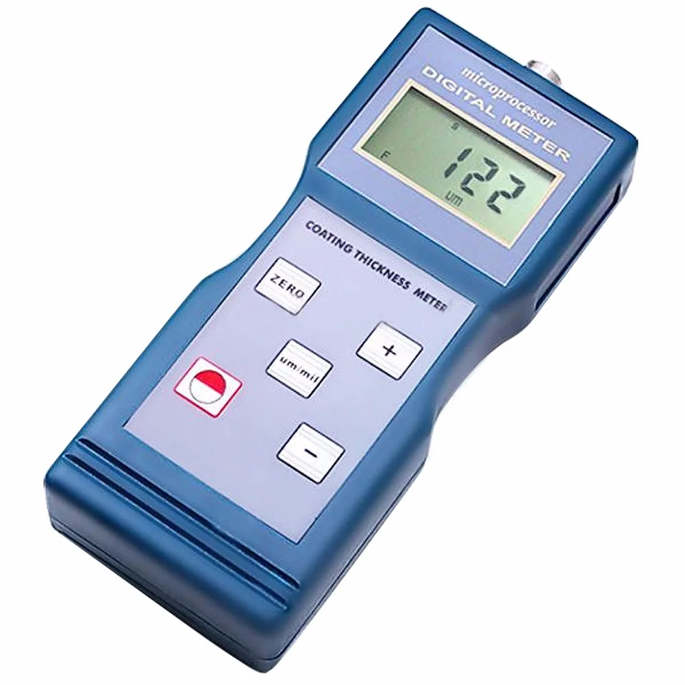 1000 Micro Unit Digital Paint Coating Thickness Meter Gauge F/NF Probes Magnetic Induction Eddy Current