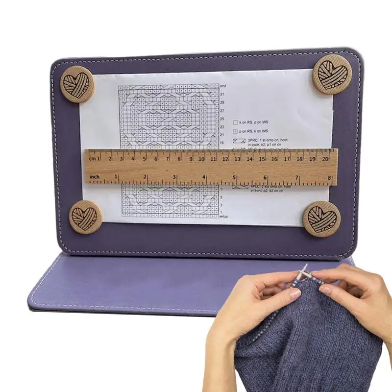 Crochet Pattern Chart Holder Knitting Tool Accessories Knitting Pattern Holder Needle Arts Pattern Holder For Crochet & Knitting