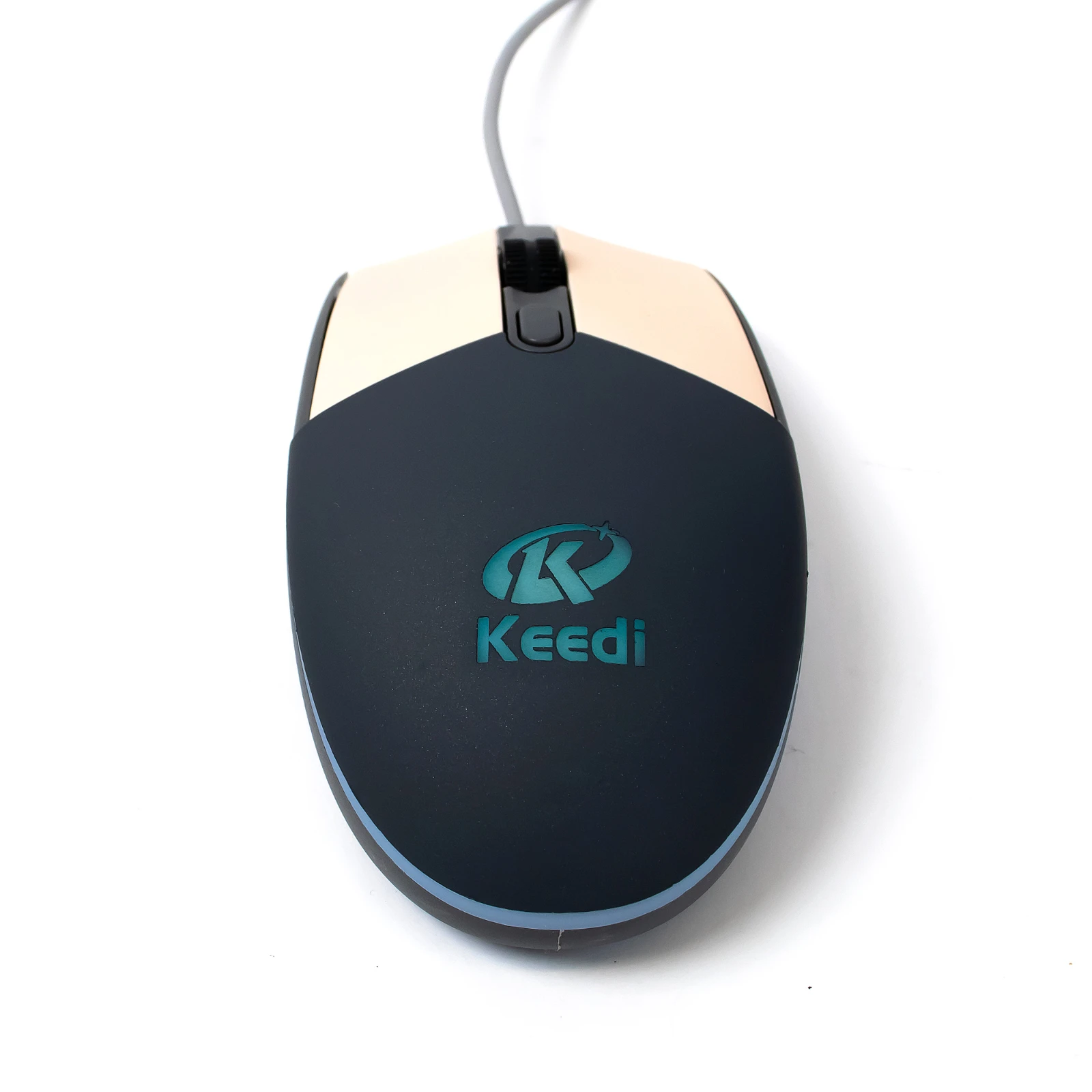 KEEDI-TEC814 USB LED Membrane Controller Volume Mouse Gamer Keyboard Kit