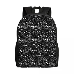 Custom Nightmare Before Christmas Backpack Women Men Fashion Bookbag for School College Nightmare before Christmas Bags