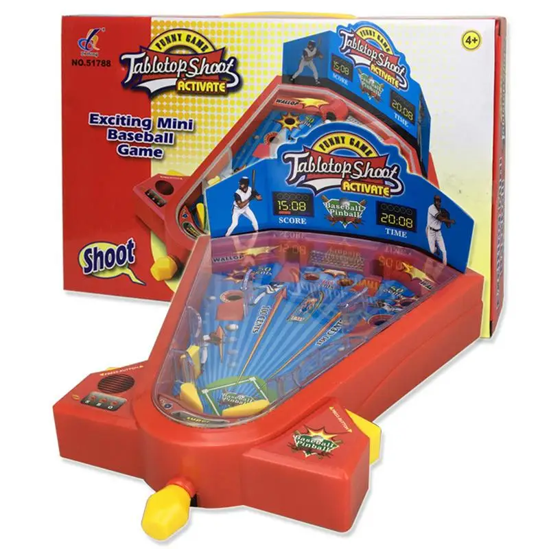 

Pinball Game Machine Innovative Children's Dubble Bubble Arcade Pinball Game Puzzle Interactive Educational Toys Kids gifts