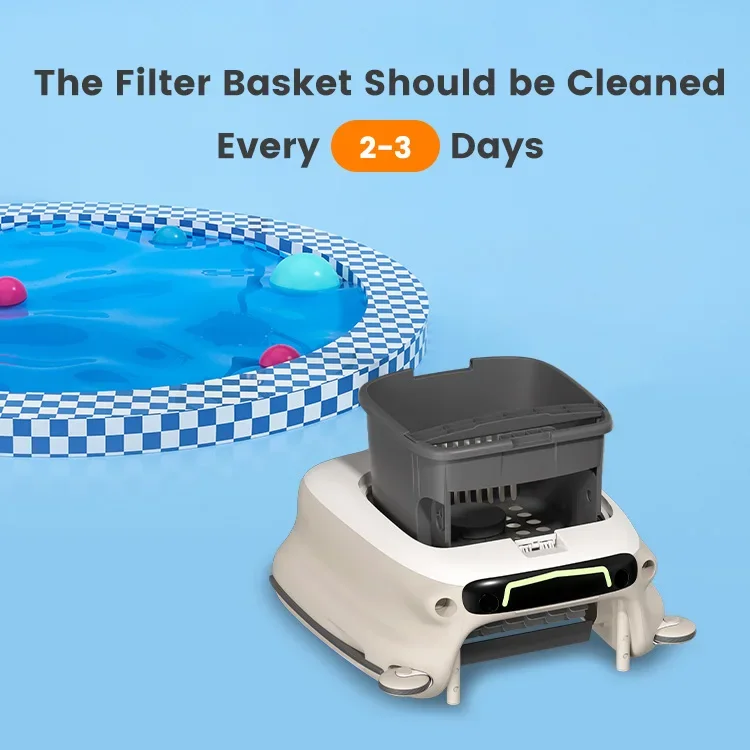 New Design Wireless Swimming Pool Cleaning Robot Skimmer Robot Water Surface Cleans Robot Swimming Pools