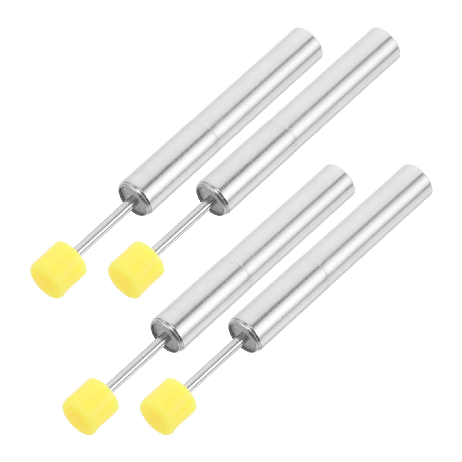 

4pcs Trash Can Damper Stainless Steel Plastic Universal Replacement For Soft Close Lid Kitchen Bathroom Waste Bin Damping