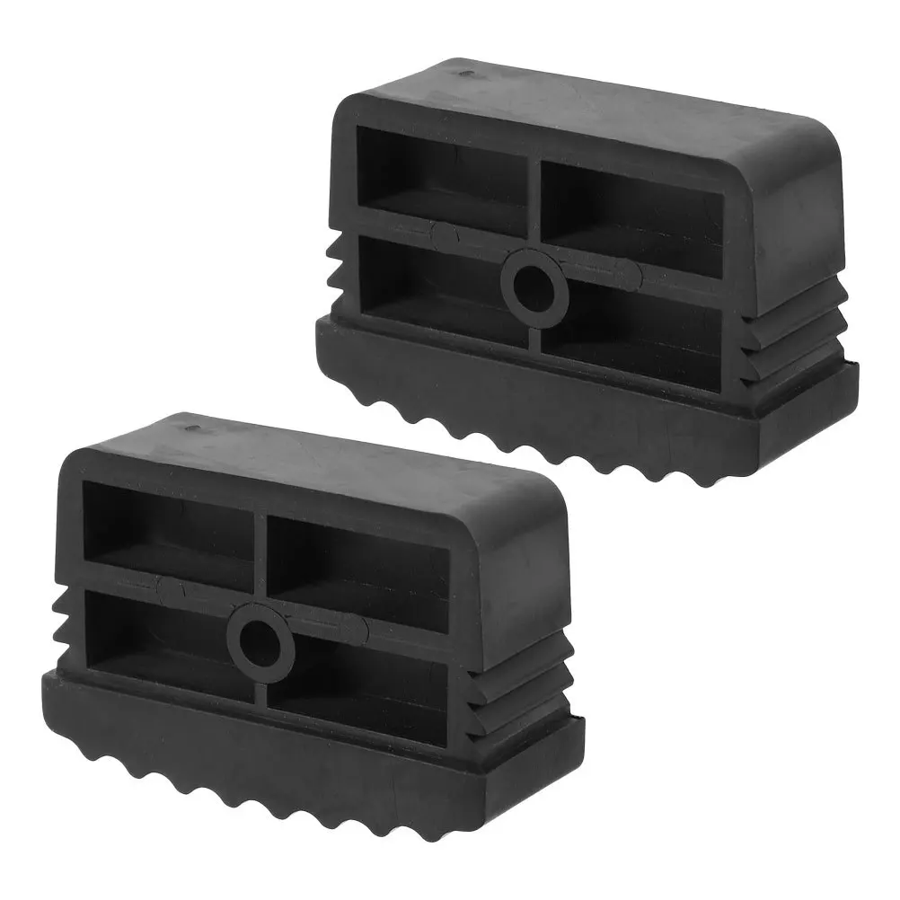 

2Pcs Ladder Anti Slip Feet Covers Rubber Replacement Foot Pads Cushion Black Secure Grip Stabilizer Noise Reduction Ladder