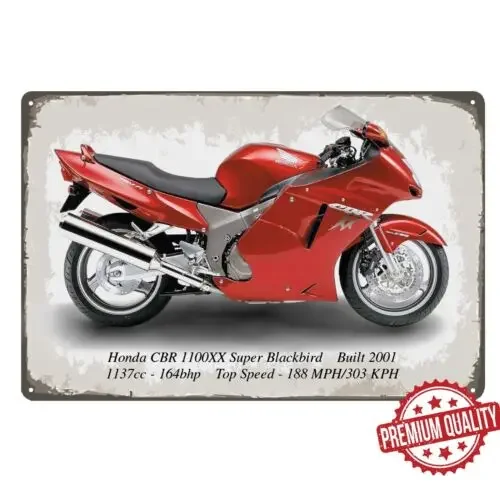 

cbr 1100xx Vintage Motorcycle Metal Poster - Tin Sign Size: 20x30cm-aluminum