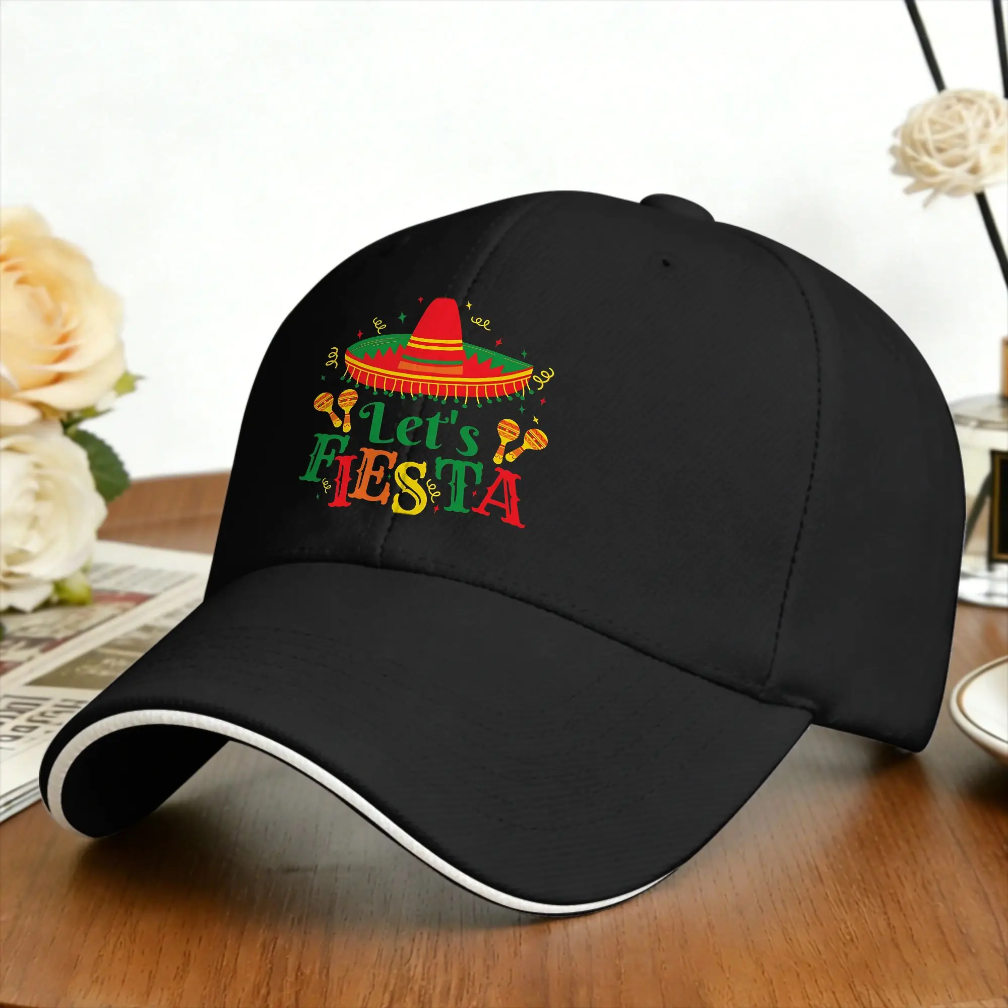 Let's Shift Party Fiesta Baseball Cap Mexican Amigo Cinco De Mayo Summer Casual Hip Hop Hats For Unisex Sun Baseball Caps