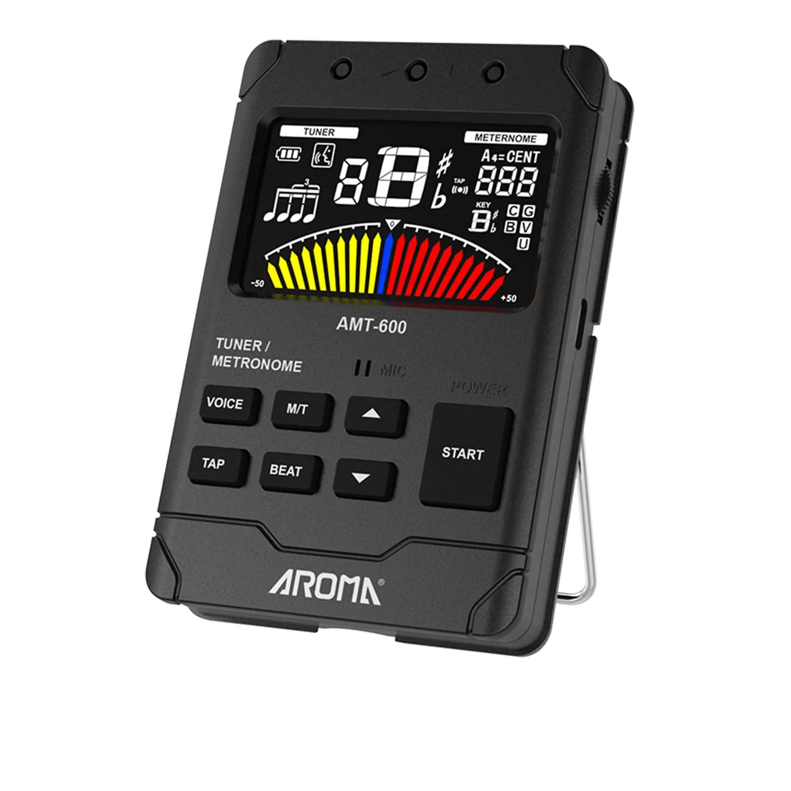 AROMA 3 AMT-600 in 1 Generator Chromatic Tuner Metronome/Tuner/Tone Generator Beat Tempo Lcd Digital Piano Violin Bass Banjo