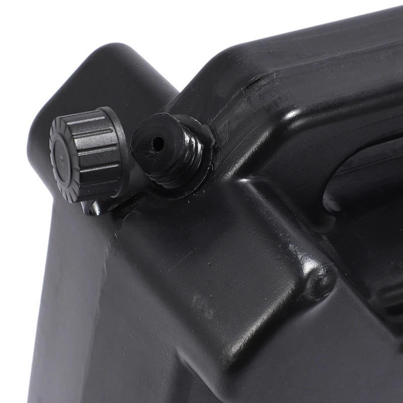 4X 5L Liters Black Fuel Tank Can Car Motorcycle Spare Petrol Oil Tank Backup Jerrycan Fuel-Jugs Canister With Lock & Key