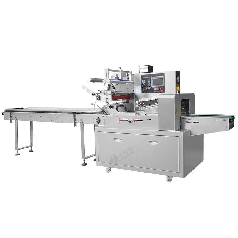 Bread packaging machine, nitrogen-filled toast bread cake automatic bagging and packing machine, European bag pillow packaging