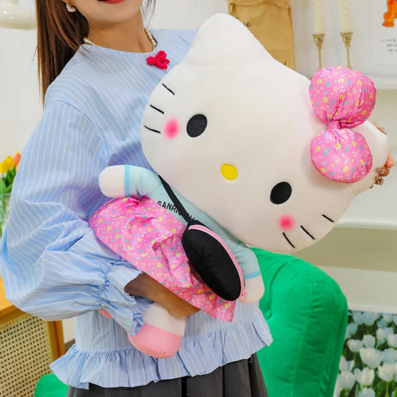 

Плюшевые куклы с героями мультфильмов Куроми, мягкая плюшевая кукла, сумка на плечо KT Cat, плюшевые игрушки, подушка, украшение комнаты, подарки на день рождения для детей