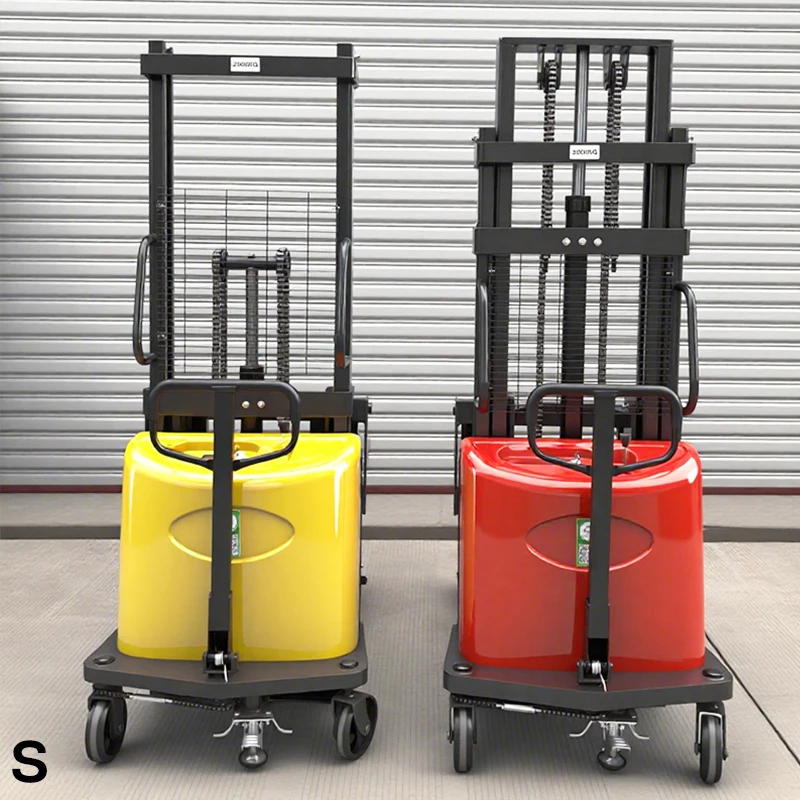 

Полуэлектрический штабелер-транспортировщик с ручным управлением, индивидуальная комплектация, грузоподъемность 1000 кг, 1 тонна, 1.5 тонны, 2 тонны, высота подъема 1.6м-3.5м