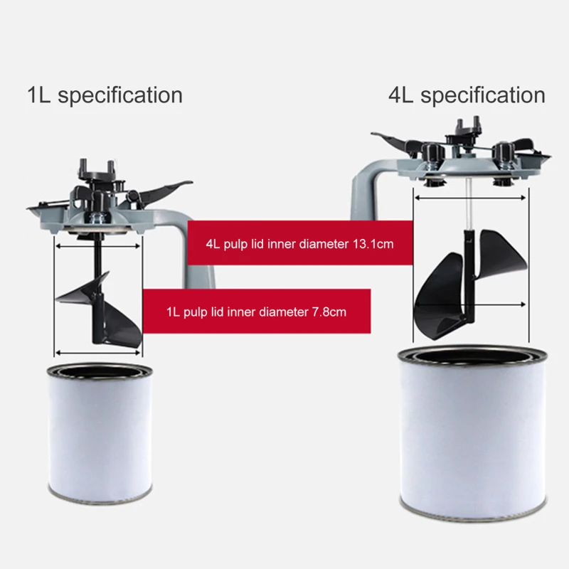 Mixing Mate Paint Lid Paint Color Tools Slurry Cover Agitator Paint Universal Tool Award Agitator Tank Encapsulatio Cover 1 L/4L
