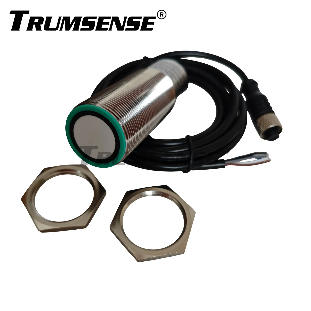 SS304 Shell Trumsense Ультразвуковой датчик расстояния диапазона 2 м STT175F30TRN2000 Мощность от 15 до 30 В Выход NPN для высоты жидкости и т. д.