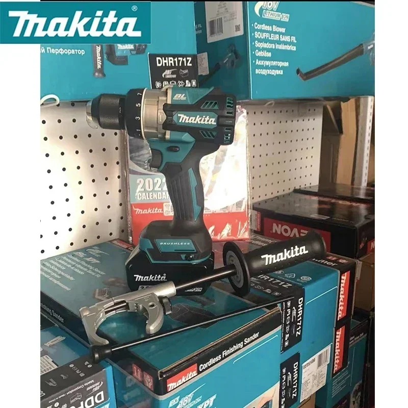 Imagem -02 - Makita-drill Driver sem Fio com Velocidade Variável Motor sem Escova Heavy Duty Driver Power Tool 18v Lxt 125n.m High Torque Dhp486z