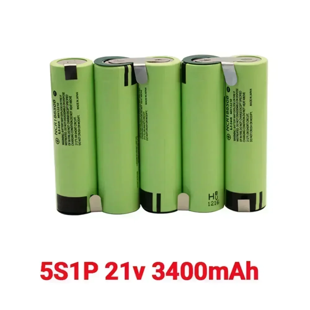 Oplaadbare batterij 18650 lithium batterij 12v16.8V21V 3400 mah \ 6800 mah schroevendraaier batterij ontladingsstroom 20a 18650 - afbeelding 1