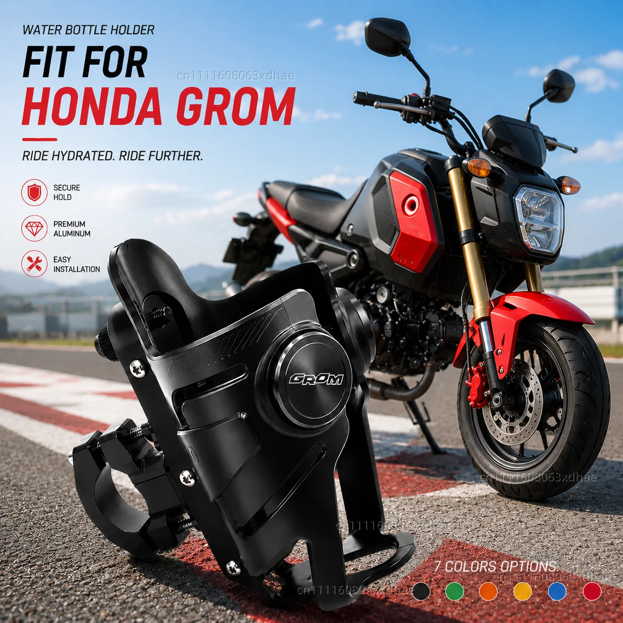 Motorcycle Water Bottle Holder For Honda GROM MSX125 MSX 125 GROM SP Coffee Beverage Tea Cup Support Modification Accessories